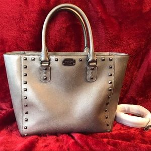 Michael Kors Saffiano Large Stud Tote